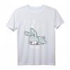 Lustiges Hasen Schlafshirt Nachthemd Pyjama für Männer, Frauen und Kinder - Bequeme Schlafkleidung & Geschenkidee für Langschläfer und Morgenmuffel