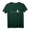 Hasen Herzschlag Kaninchen Hase EKG T-Shirt - Lustiges Geschenk für Kaninchenzüchter, Langohr-Fans & Tierliebhaber zu Ostern & Geburtstag