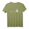 Hasen Herzschlag Kaninchen Hase EKG T-Shirt - Lustiges Geschenk für Kaninchenzüchter, Langohr-Fans & Tierliebhaber zu Ostern & Geburtstag