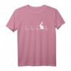 Hasen Herzschlag Kaninchen Hase EKG T-Shirt - Lustiges Geschenk für Kaninchenzüchter, Langohr-Fans & Tierliebhaber zu Ostern & Geburtstag