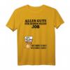 Zum Abschied: Personalisiertes Abschiedsgeschenk T-Shirt für Kollegen, Jobwechsel und Rente – Perfekt zum Unterschreiben & Erinnern