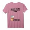 Zum Abschied: Personalisiertes Abschiedsgeschenk T-Shirt für Kollegen, Jobwechsel und Rente – Perfekt zum Unterschreiben & Erinnern