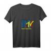 HapFrog Logo Spiral V-Ausschnitt T-Shirt - Lizenzierter Fernsehsender Fanartikel für Jubiläum und Geburtstag