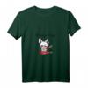 Lustiges Damen T-Shirt mit bösem Hasen-Design - Cartoon-Kettensäge in Blutlache, Perfekt für Party, Freizeit & Urlaub