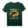 Hartz 4 Und Der Tag Gehört Dir Faultier T-Shirt – Lustiges Geschenk für Arbeitslose, Männer & Frauen, perfekt für Geburtstag & Humor