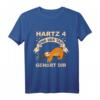 Hartz 4 Und Der Tag Gehört Dir Faultier T-Shirt – Lustiges Geschenk für Arbeitslose, Männer & Frauen, perfekt für Geburtstag & Humor