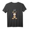 Nö Statement Kaninchen Langarmshirt - Lustiges Tiermotiv im Comic Style für Hasenfreunde, Kinder, Damen & Herren als Oster- und Geschenkidee