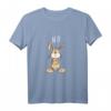 Nö Statement Kaninchen Langarmshirt - Lustiges Tiermotiv im Comic Style für Hasenfreunde, Kinder, Damen & Herren als Oster- und Geschenkidee