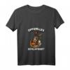 Damen Offizielles Schlafshirt mit Hasenmotiv | Kuscheliger Pyjama Schlafanzug mit V-Ausschnitt, Perfekt als Geschenk zu Weihnachten oder Geburtstag