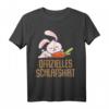 Offizielles Kaninchen Schlafshirt Pyjama – Lustiges Geschenk für Hasenliebhaber, Langschläfer und entspannte Nächte für Damen und Herren
