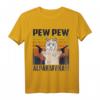 Alpaka Pew Pew Madafakas - Vintage / Retro lustiges Geschenk T-Shirt für Lama und Alpaka Fans, perfekt für JGA, Geburtstag & Party