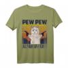 Alpaka Pew Pew Madafakas - Vintage / Retro lustiges Geschenk T-Shirt für Lama und Alpaka Fans, perfekt für JGA, Geburtstag & Party