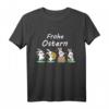 Frohe Ostern Osterhase T-Shirt mit bunten Ostereiern – Lustiges Outfit für Kinder, Damen und Herren zum Osterfest & Osterparty
