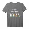 Frohe Ostern Osterhase T-Shirt mit bunten Ostereiern – Lustiges Outfit für Kinder, Damen und Herren zum Osterfest & Osterparty