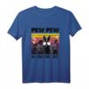 Pew Pew Madafakas Damen T-Shirt mit Hasen und Pistolen – Lustiges Party- und Festival-Outfit für Meme- und Sarkasmus-Fans