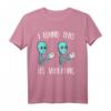 Vibrantes Alien mit Katze T-Shirt – Lustiges Geschenk für Katzen- und Alien-Fans zu Geburtstag & Weihnachten
