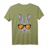 Lustiges HapFrog T-Shirt mit Hase und Sonnenbrille – Klassisch geschnitten, perfekt für Damen, Herren & Kinder