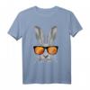 Lustiges HapFrog T-Shirt mit Hase und Sonnenbrille – Klassisch geschnitten, perfekt für Damen, Herren & Kinder
