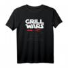 Grill Wars T-Shirt – Vorsichtig, die Wurst hat eine dunkle Seite, lustiges Geschenk für Grillfans, Männer & Frauen