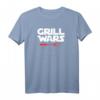Grill Wars T-Shirt – Vorsichtig, die Wurst hat eine dunkle Seite, lustiges Geschenk für Grillfans, Männer & Frauen