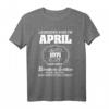 50. Geburtstag Mann April 1971 T-Shirt – Vintage Design, Limitierte Edition für 50 Jahre Jubiläum, Humorvolles Geschenk für Männer