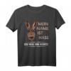 Lustiges Sprichwort T-Shirt mit Hasenmotiv - 'Mein Name ist Hase, ich weiß von nichts!' Witziges Geschenk für Sprichwort-Liebhaber