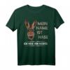 Lustiges Sprichwort T-Shirt mit Hasenmotiv - 'Mein Name ist Hase, ich weiß von nichts!' Witziges Geschenk für Sprichwort-Liebhaber