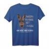Lustiges Sprichwort T-Shirt mit Hasenmotiv - 'Mein Name ist Hase, ich weiß von nichts!' Witziges Geschenk für Sprichwort-Liebhaber