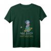 Damen Rette Die Erde, Die Katze Hat Funny Earth Day Cat Lover T-Shirt mit V-Ausschnitt – Trendiges umweltfreundliches Design für Katzenliebhaber & Klimaschützer
