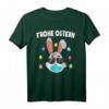 Lustiges Osterhase T-Shirt mit Gesichtsmaske und Hasenohren – Perfekt für Ostern, Osterdeko & Osterfest-Feiern
