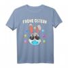 Lustiges Osterhase T-Shirt mit Gesichtsmaske und Hasenohren – Perfekt für Ostern, Osterdeko & Osterfest-Feiern