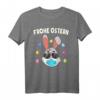 Lustiges Osterhase T-Shirt mit Gesichtsmaske und Hasenohren – Perfekt für Ostern, Osterdeko & Osterfest-Feiern