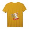 Böses Horror Hasi T-Shirt für Damen - Lustiges Oster- und Halloween-Geschenk mit V-Ausschnitt, ideal für Partys & Kostümpartys