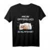 Mein Offizielles Schlafshirt Süßer Hase Pyjama Nachthemd - Lustiges Damen Schlafoutfit für Tierliebhaber, Langschläfer und Morgenmuffel