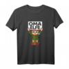 Damen Oma Elfe T-Shirt – Lustiges Familien Outfit Geschenkidee für Großmutter mit Wichtel Design