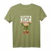 Damen Oma Elfe T-Shirt – Lustiges Familien Outfit Geschenkidee für Großmutter mit Wichtel Design