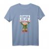 Damen Oma Elfe T-Shirt – Lustiges Familien Outfit Geschenkidee für Großmutter mit Wichtel Design