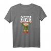 Damen Oma Elfe T-Shirt – Lustiges Familien Outfit Geschenkidee für Großmutter mit Wichtel Design