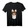 Süßes Kaninchen Hase Ostern Leopard Year of the Rabbit Bunny Langarmshirt – Witziges Geschenk für Hasen- und Kaninchenliebhaber zu Ostern, Geburtstag und Weihnachten