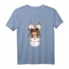 Süßes Kaninchen Hase Ostern Leopard Year of the Rabbit Bunny Langarmshirt – Witziges Geschenk für Hasen- und Kaninchenliebhaber zu Ostern, Geburtstag und Weihnachten