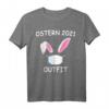 Lustiges Osterhase Kostüm mit Maske - Osterhase T-Shirt mit Hasenohren für Frauen und Männer, perfekte Osterdeko & Ostereiersuche