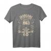 Jahrgang 1963 Das Leben beginnt mit 60 - Legendäres T-Shirt zum 60. Geburtstag für Männer