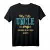 Lustiges My Cute Uncle is Single T-Shirt – Perfektes Geburtstags- und Weihnachtsgeschenk für den coolen Onkel mit Humor