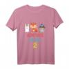Kinder Tiere T-Shirt zum 2. Geburtstag für Jungen & Mädchen - Lustiges Tierwelt Shirt mit Hase, Fuchs & Waschbär als Geschenkidee