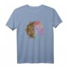 She Has The Soul Of A Gypsy The Heart Of A Hippie Peace Sign T-Shirt - Buntes Spirituelles Frauen T-Shirt mit Meerjungfrauen-Design für Geburtstag & Weihnachten