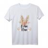 Oma Hase Osterhase florales Leo Look Outfit - Lustiges Damen-Oster T-Shirt als Partnerlook und perfektes Ostergeschenk