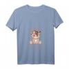 Damen Halb Mensch Halb Bärchen T-Shirt mit Spruch - Süßes Märchen Teddybär Design, Humorvolles Geschenk für Bärenfans und Mädchen
