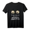 Lustiges Mops T-Shirt - Glotz nicht so auf meine Möpse für Partys, Fasching & Karneval, witziges Tiermotiv