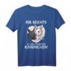 Mir reichts ich geh zu meinen Kaninchen Hasen Geschenk T-Shirt - Lustiges Tiermotiv für Bauernhofbesuche, Weihnachten & Geburtstag