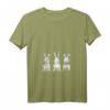 Damen Kaninchen T-Shirt mit V-Ausschnitt – Niedliches Haustier Geschenk für Tierliebhaber, Oster- & Weihnachtsgeschenk